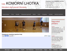 Tablet Screenshot of hala.komorni-lhotka.cz