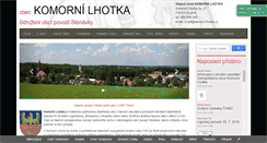Desktop Screenshot of komorni-lhotka.cz